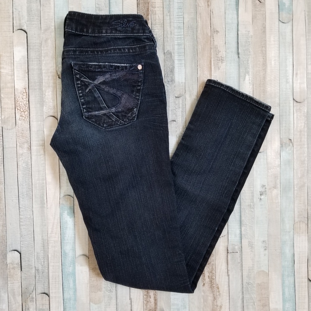 Silver Aiko Slim Jeans